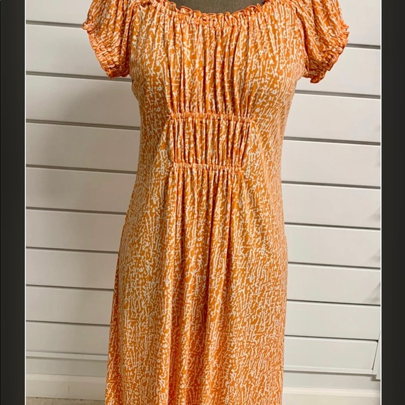 Michael Kors orange and white dress - Picture 2 of 10